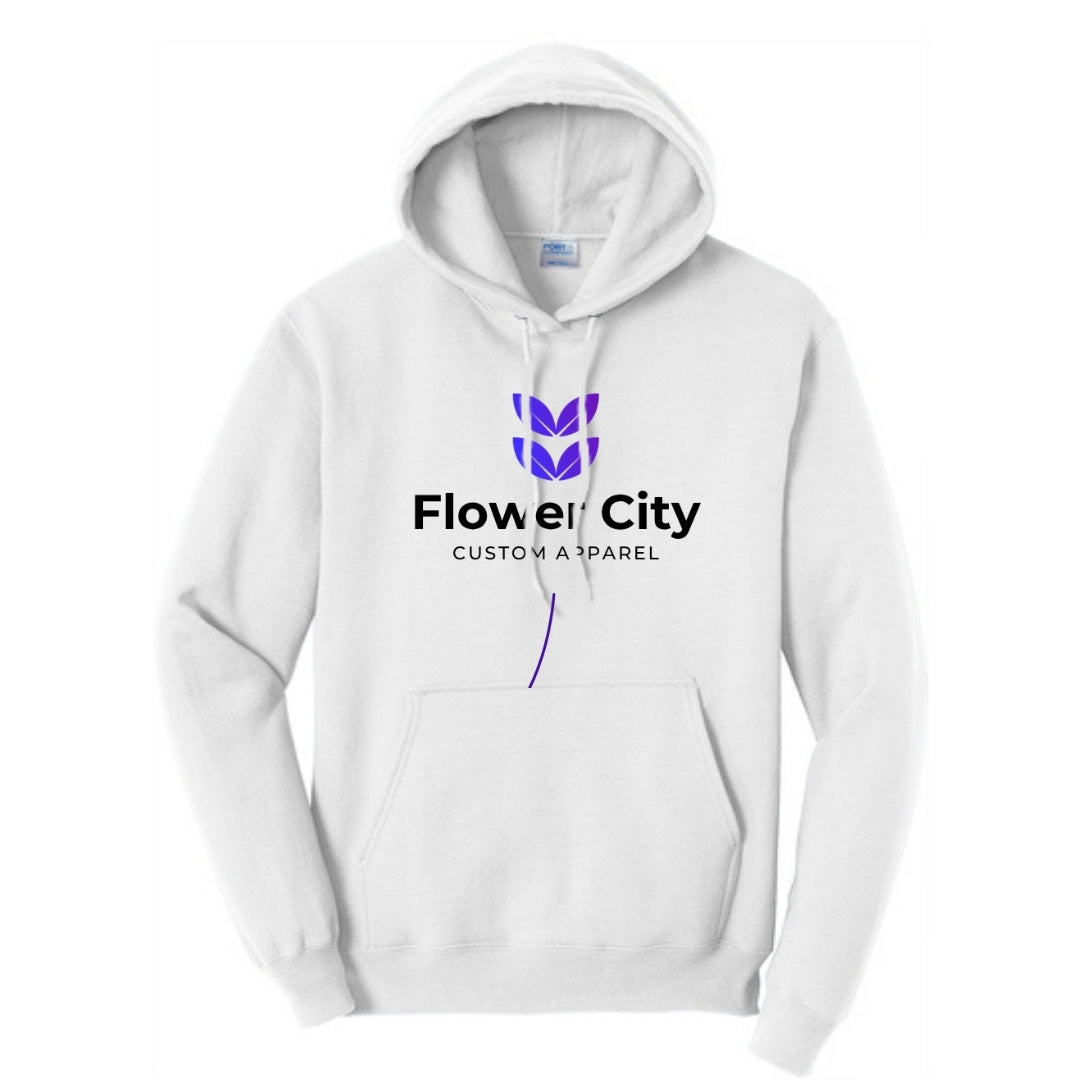 Flower City Classic Hoodie — White